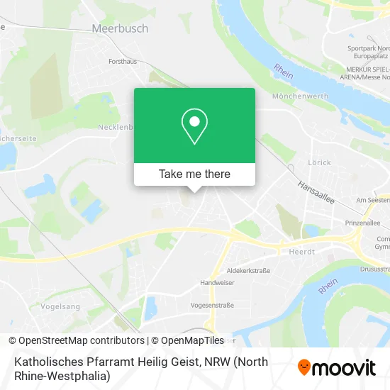Карта Katholisches Pfarramt Heilig Geist