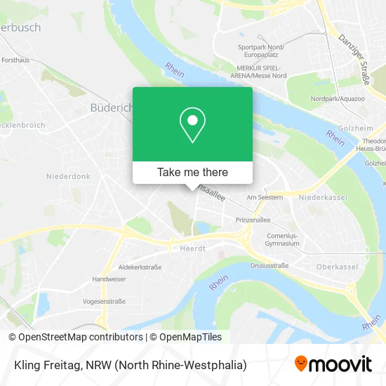 Карта Kling Freitag