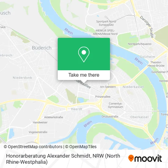 Карта Honorarberatung Alexander Schmidt