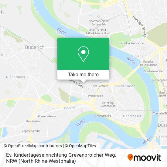 Карта Ev. Kindertageseinrichtung Grevenbroicher Weg