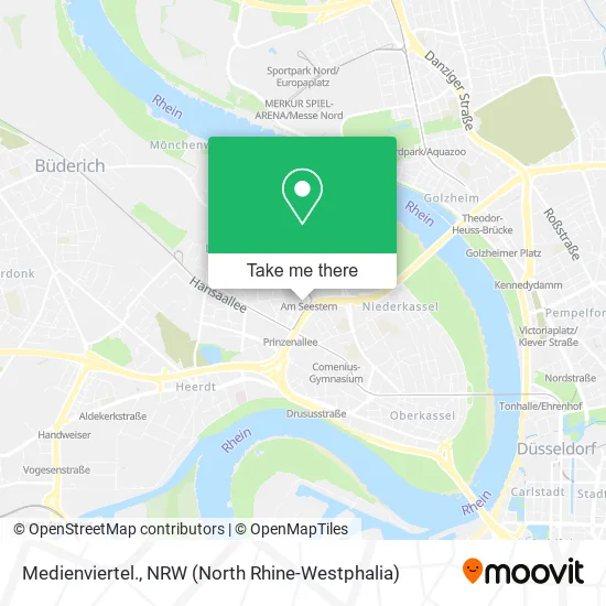 Карта Medienviertel.