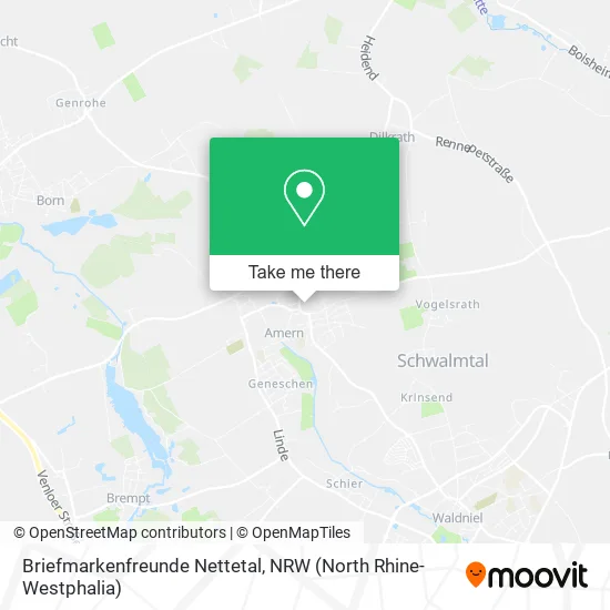 Briefmarkenfreunde Nettetal map