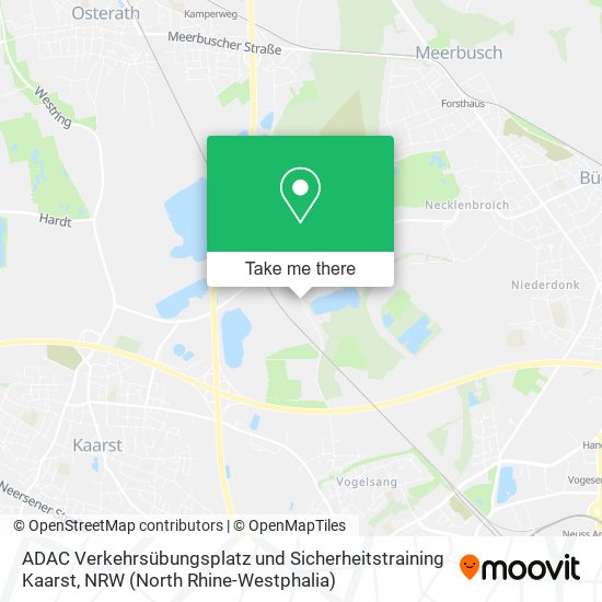 ADAC Verkehrsübungsplatz und Sicherheitstraining Kaarst map