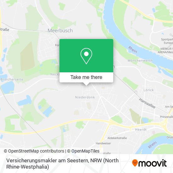 Versicherungsmakler am Seestern map