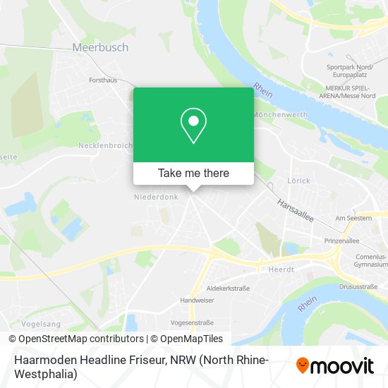 Haarmoden Headline Friseur map