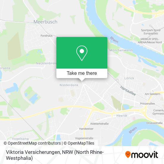 Viktoria Versicherungen map