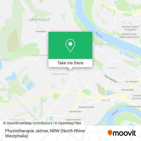 Physiotherapie Jeitner map
