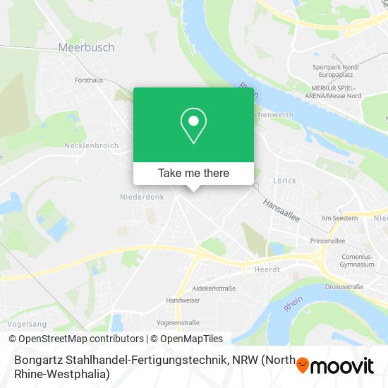 Bongartz Stahlhandel-Fertigungstechnik map