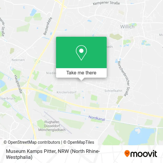 Museum Kamps Pitter map