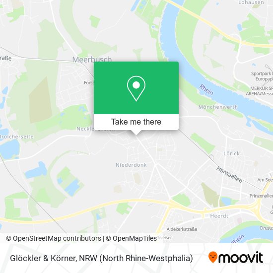 Glöckler & Körner map