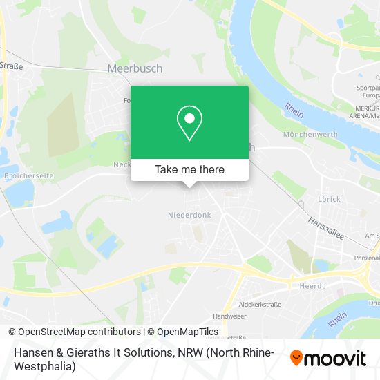 Hansen & Gieraths It Solutions map