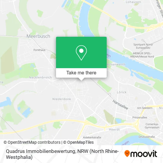 Карта Quadrus Immobilienbewertung