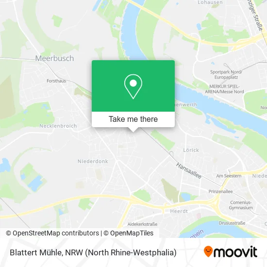 Карта Blattert Mühle