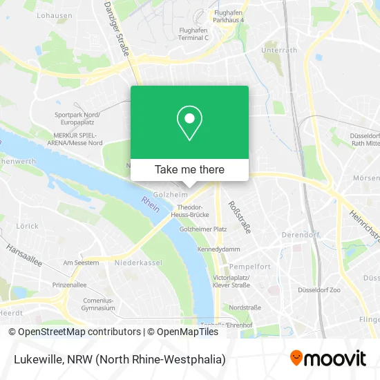 Lukewille map