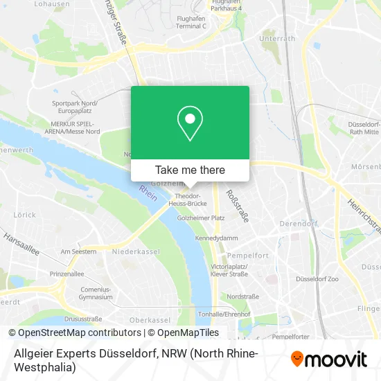 Карта Allgeier Experts Düsseldorf