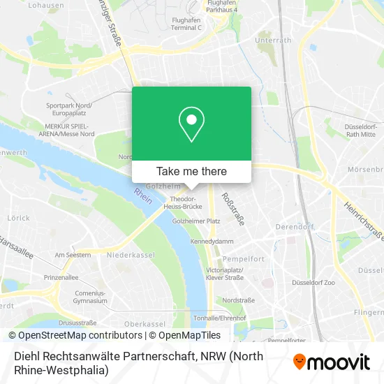 Карта Diehl Rechtsanwälte Partnerschaft