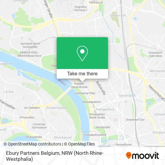 Ebury Partners Belgium map