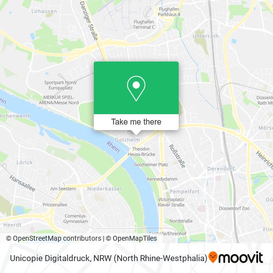 Unicopie Digitaldruck map