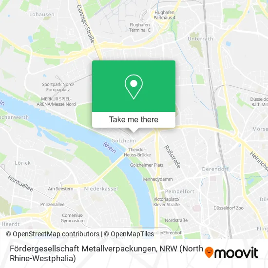 Карта Fördergesellschaft Metallverpackungen