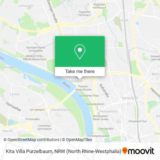 Kita Villa Purzelbaum map
