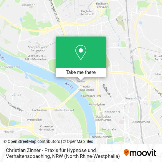 Карта Christian Zinner - Praxis für Hypnose und Verhaltenscoaching