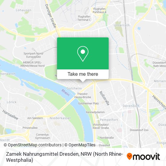 Zamek Nahrungsmittel Dresden map