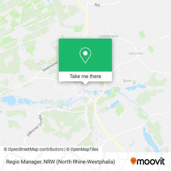 Карта Regio Manager