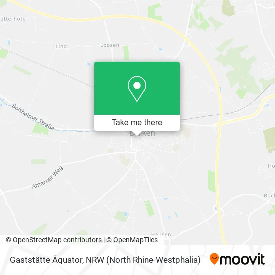 Карта Gaststätte Äquator