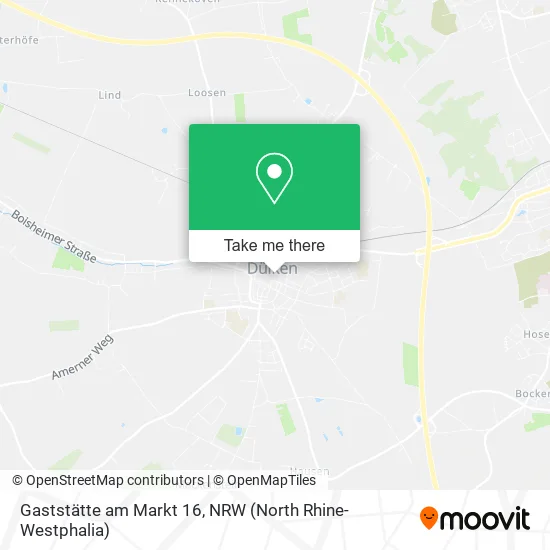 Карта Gaststätte am Markt 16