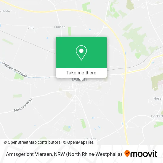 Карта Amtsgericht Viersen
