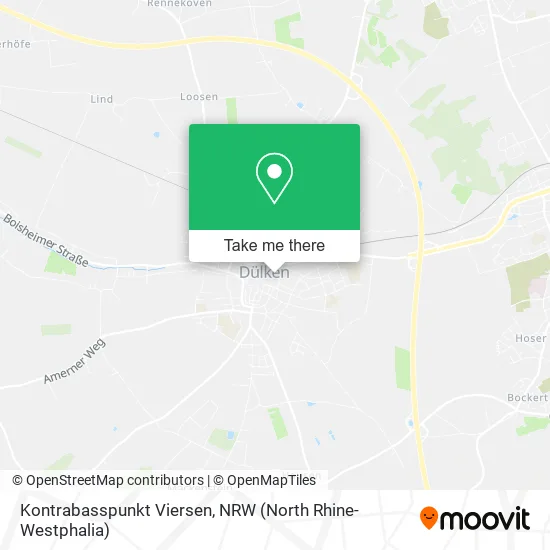 Карта Kontrabasspunkt Viersen