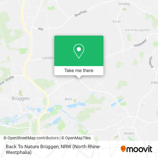 Back To Nature Brüggen map
