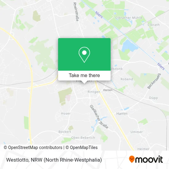 Westlotto map