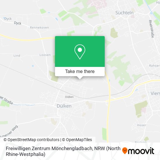 Freiwilligen Zentrum Mönchengladbach map