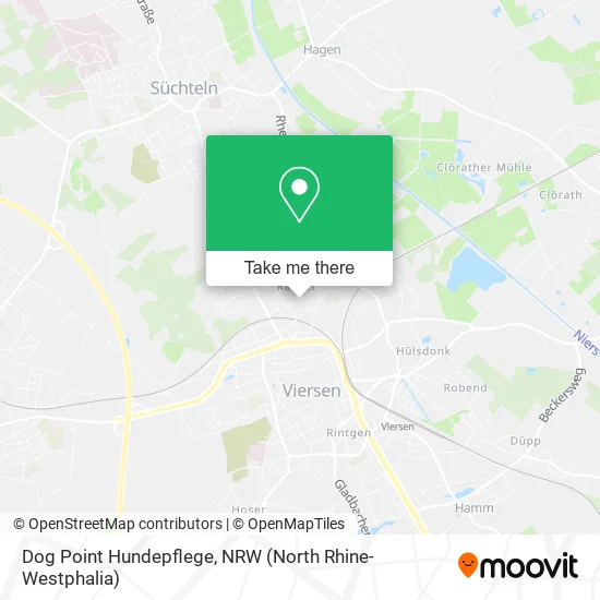 Dog Point Hundepflege map