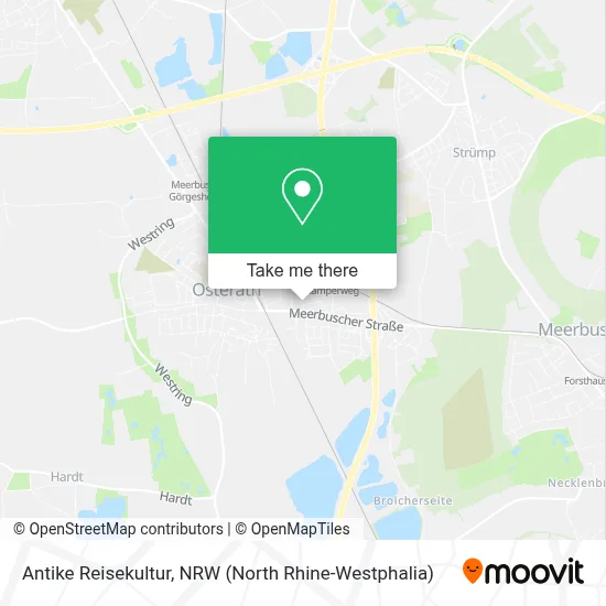 Antike Reisekultur map