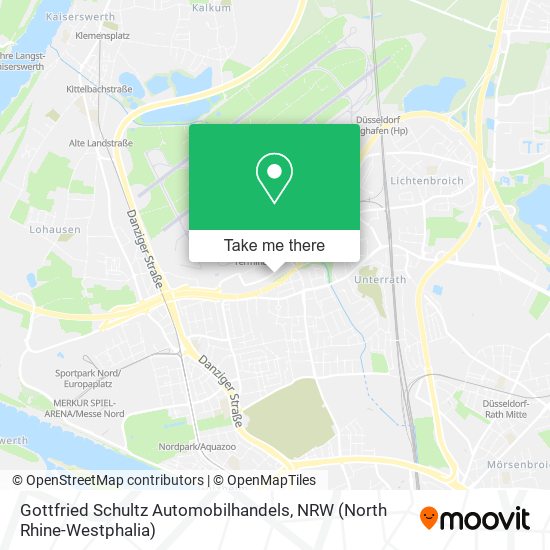 Gottfried Schultz Automobilhandels map