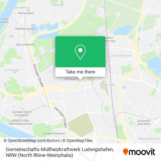 Gemeinschafts-Müllheizkraftwerk Ludwigshafen map
