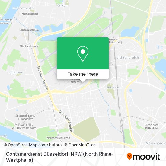 Containerdienst Düsseldorf map