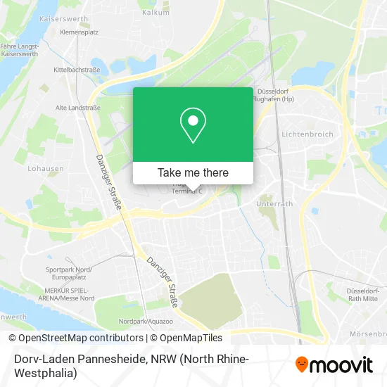 Карта Dorv-Laden Pannesheide