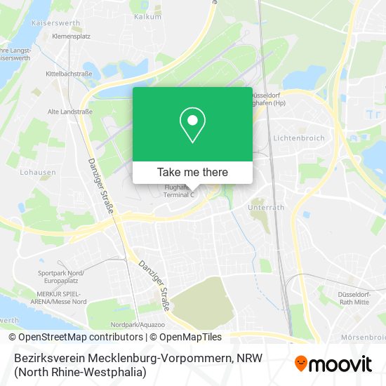 Bezirksverein Mecklenburg-Vorpommern map