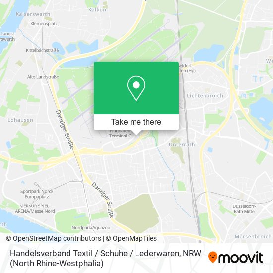 Handelsverband Textil / Schuhe / Lederwaren map