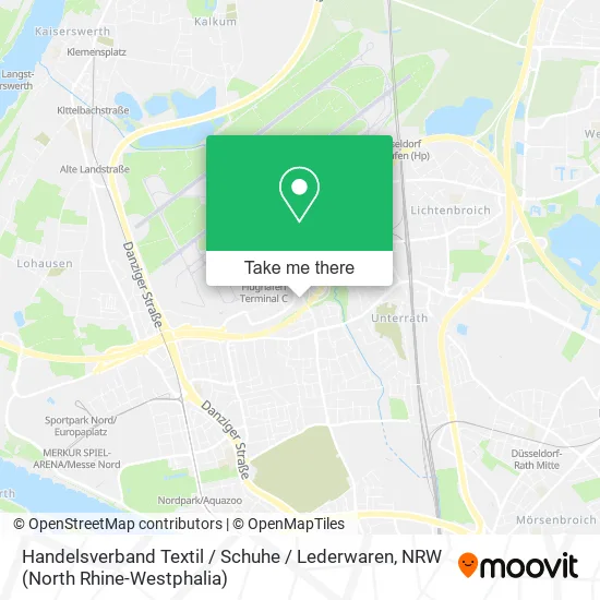 Карта Handelsverband Textil / Schuhe / Lederwaren