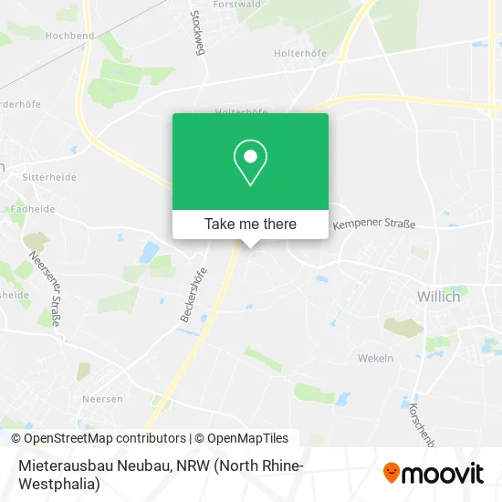 Карта Mieterausbau Neubau