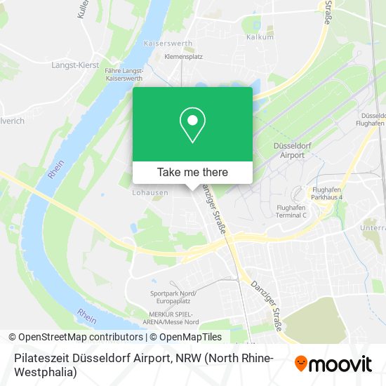 Pilateszeit Düsseldorf Airport map