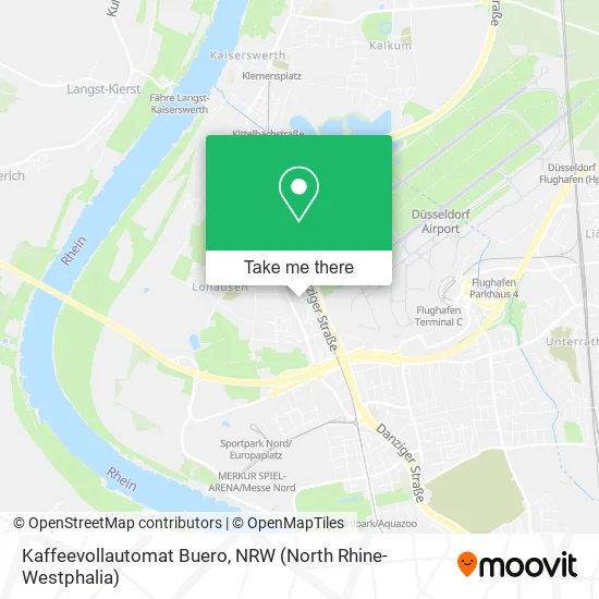 Карта Kaffeevollautomat Buero