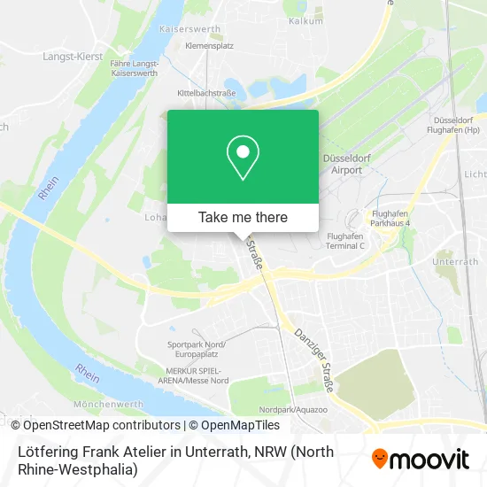 Карта Lötfering Frank Atelier in Unterrath