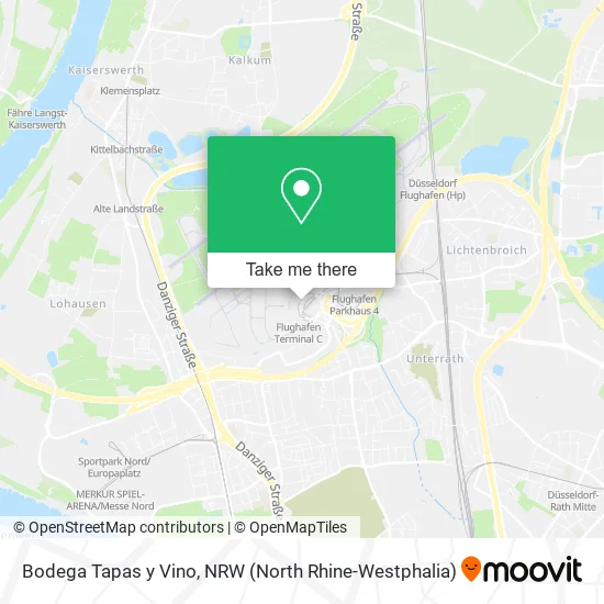 Карта Bodega Tapas y Vino