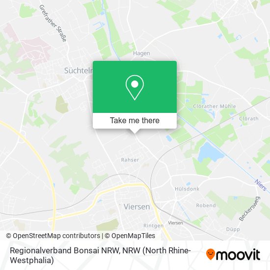 Regionalverband Bonsai NRW map