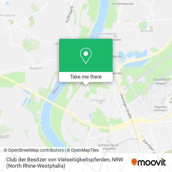 Club der Besitzer von Vielseitigkeitspferden map